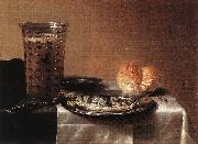 CLAESZ, Pieter Still-life with Herring fg oil on canvas